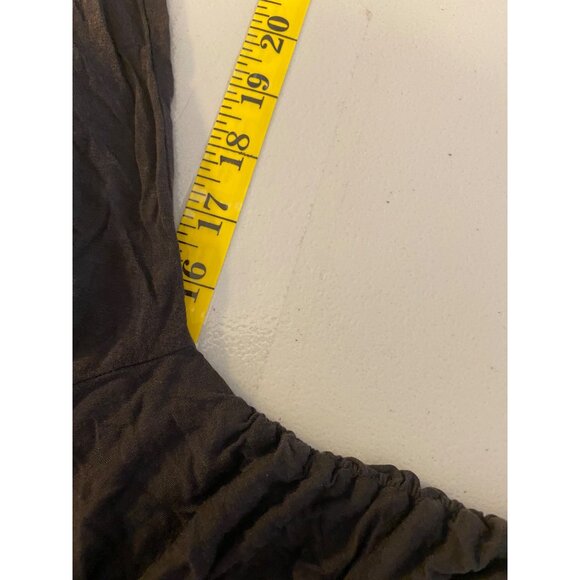 Lia kes New York Metal Rebel Dress Black Super Long Sequined Sleeves Large - Picture 7 of 10